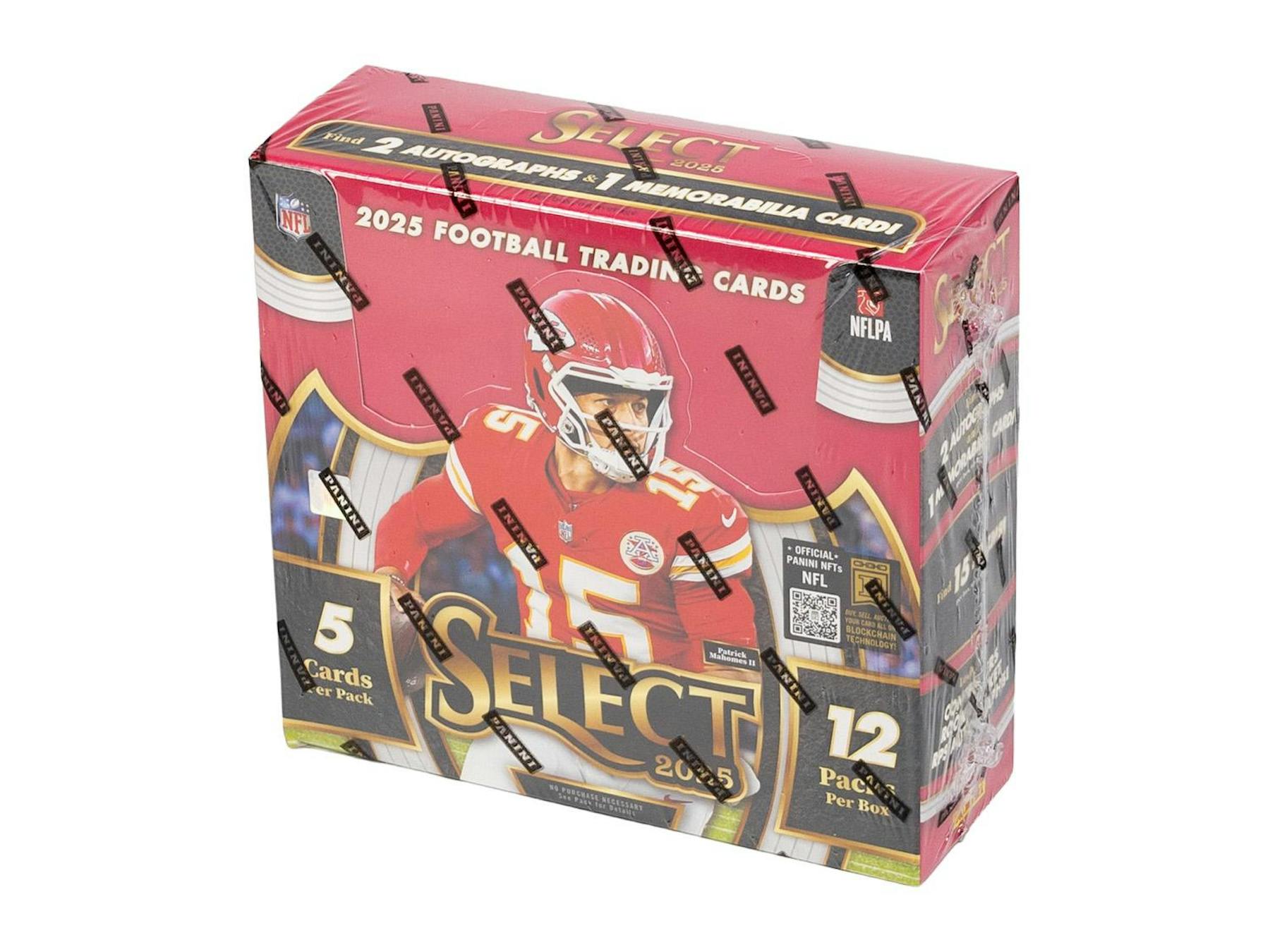 2025 Panini Select Football Hobby Box (2 Auto / 1 Mem) - NFL Hobby Box