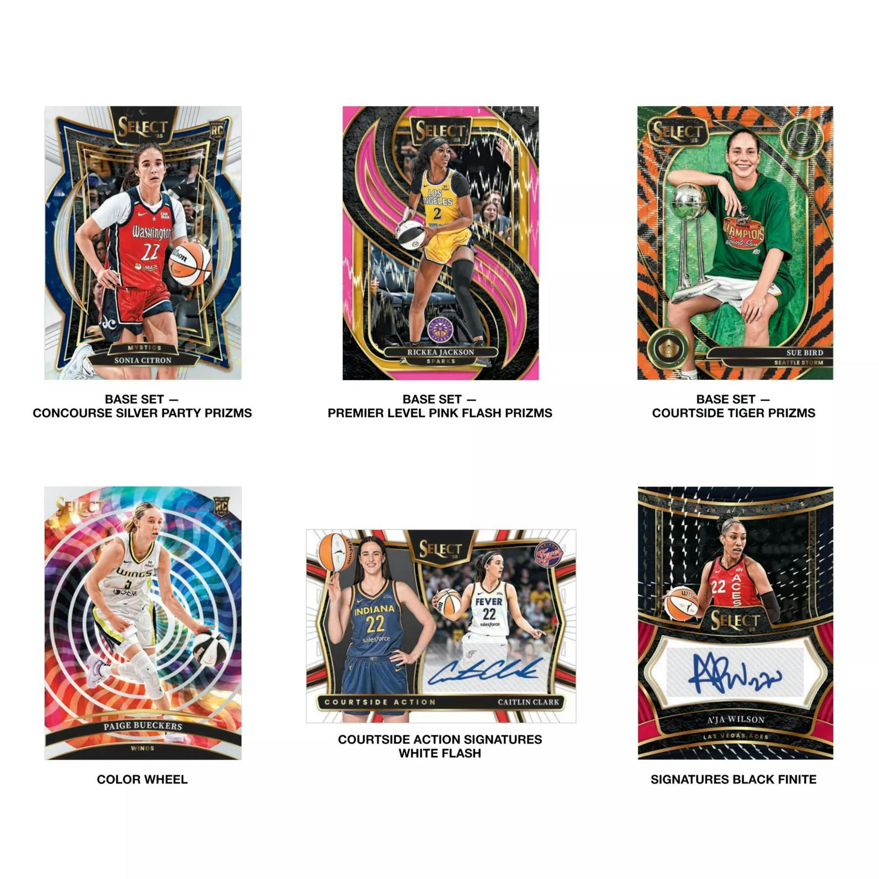 2025 Panini Select WNBA Basketball Blaster Box (Pink Flash Prizms) - Blaster Box