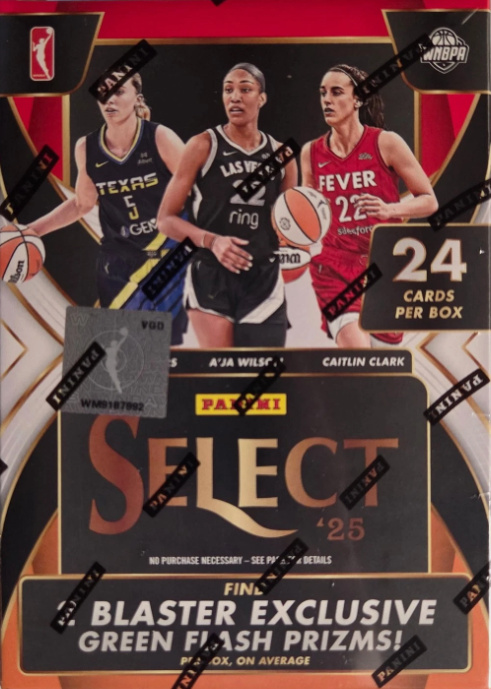 2025 Panini Select WNBA Basketball Blaster Hobby Box (Green Flash Prizms) - Blaster Box