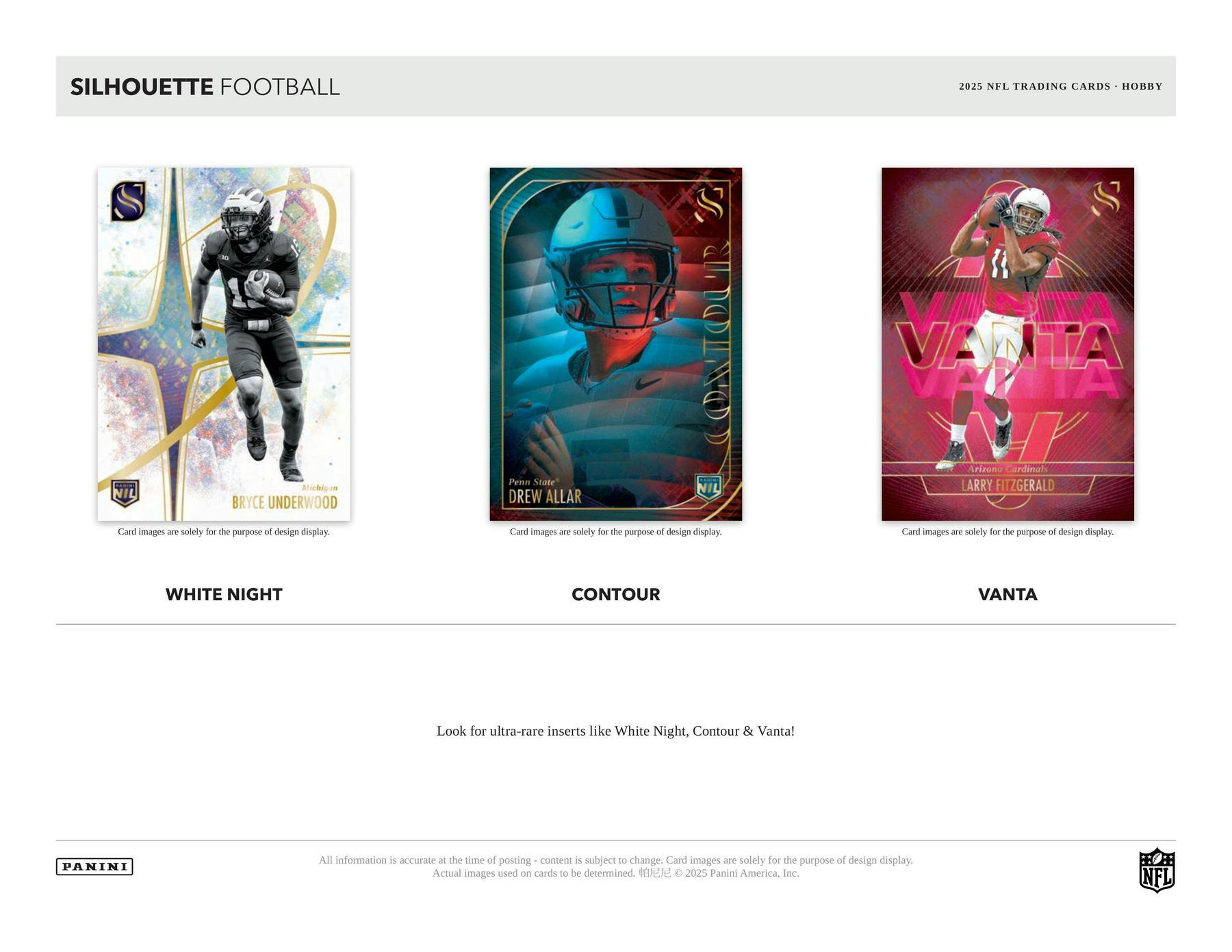 2025 Panini Silhouette Football Hobby Box (4 Auto/Mem) - NFL Hobby Box