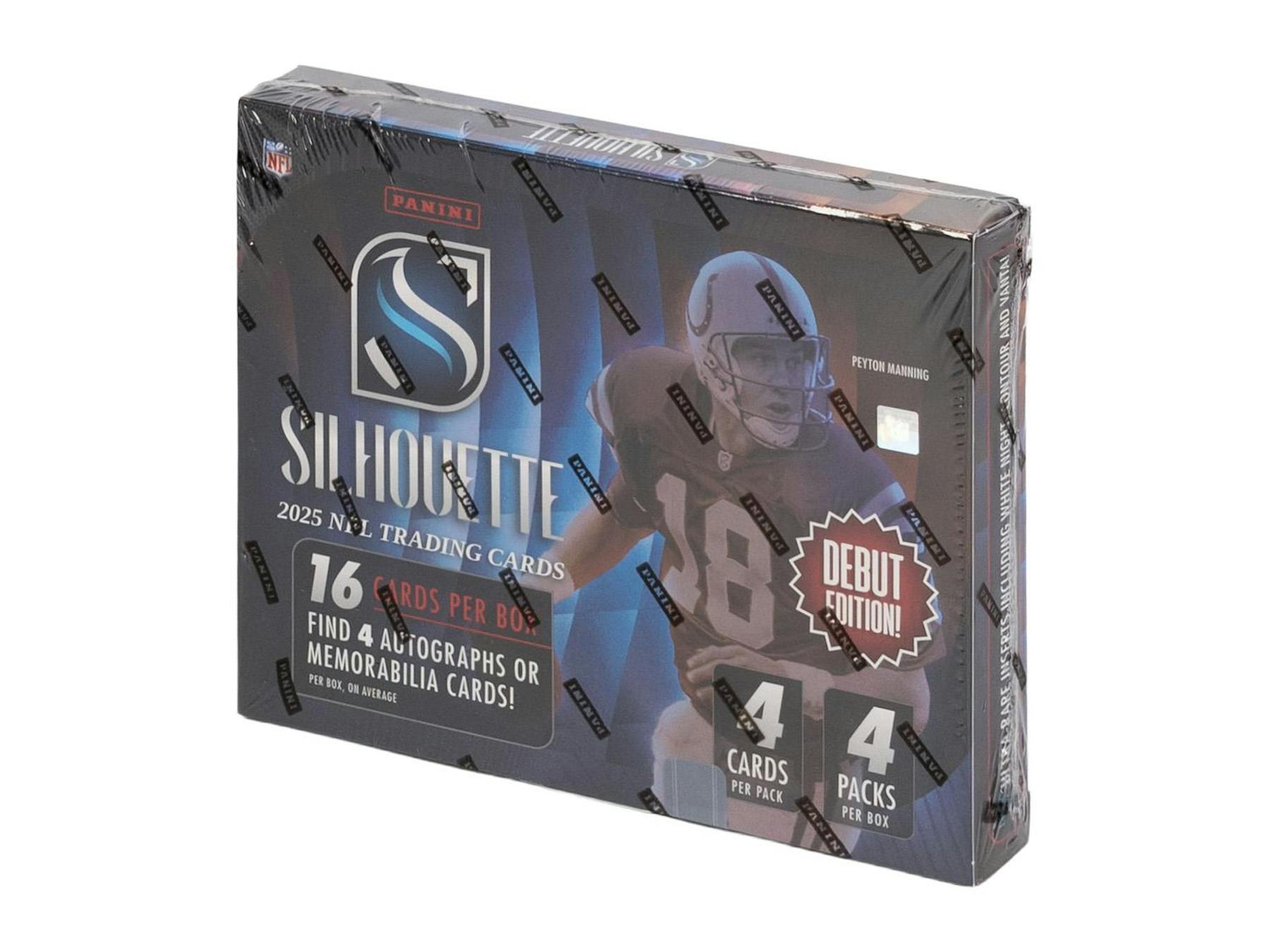 2025 Panini Silhouette Football Hobby Box (4 Auto/Mem) - NFL Hobby Box