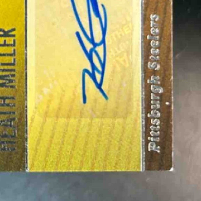2025 Panini Silhouette Heath Miller Patch Auto /199 Pittsburgh Steelers - Sports Cards