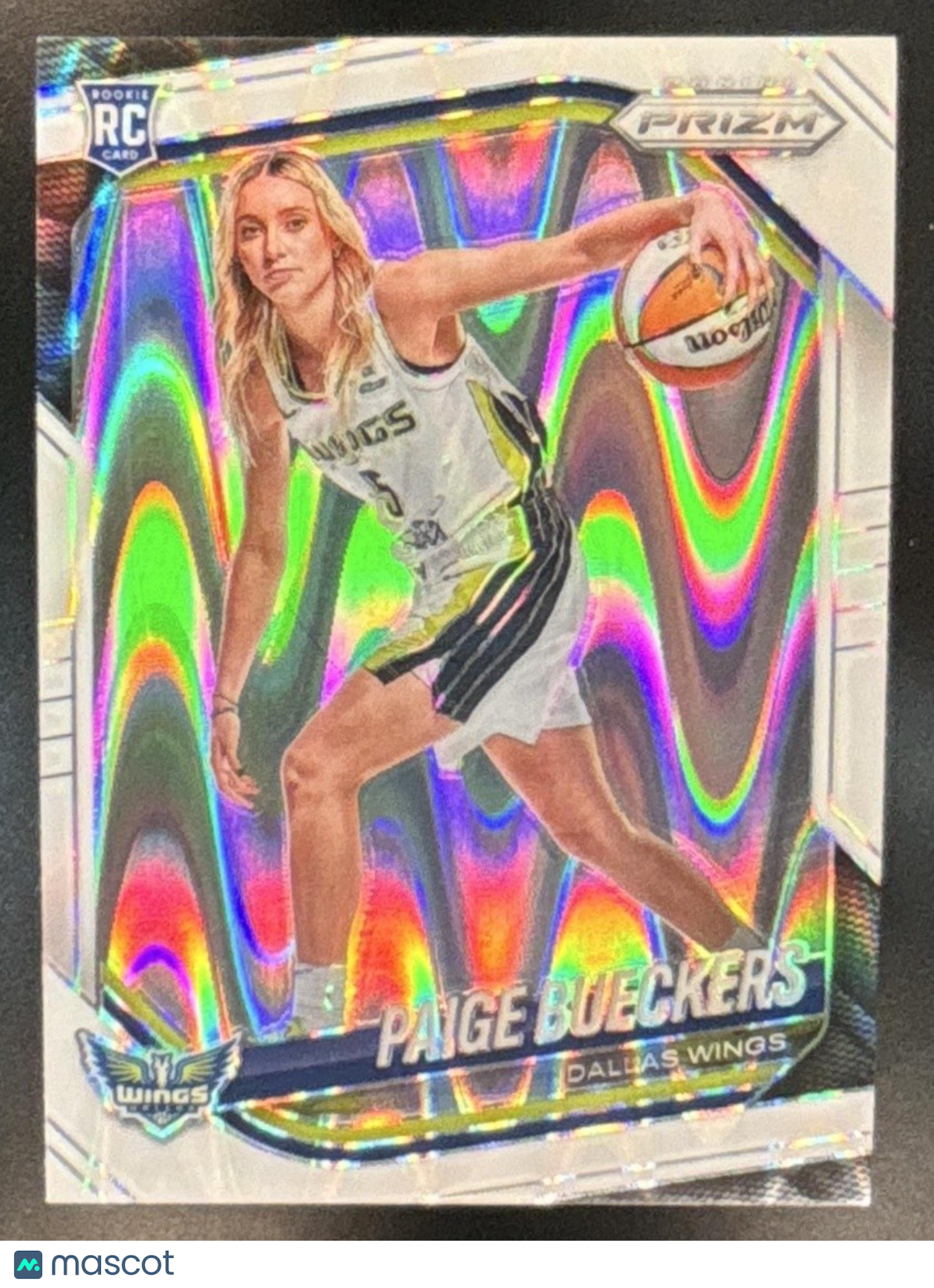 2025 Panini WNBA Prizm Paige Bueckers White Seismic #147 Dallas Wings - Sports Cards