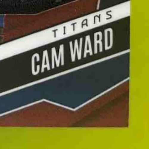 2025 Phoenix Cam Ward Franchise Future Material Red /249 MEM RC Tennessee Titans - Sports Cards