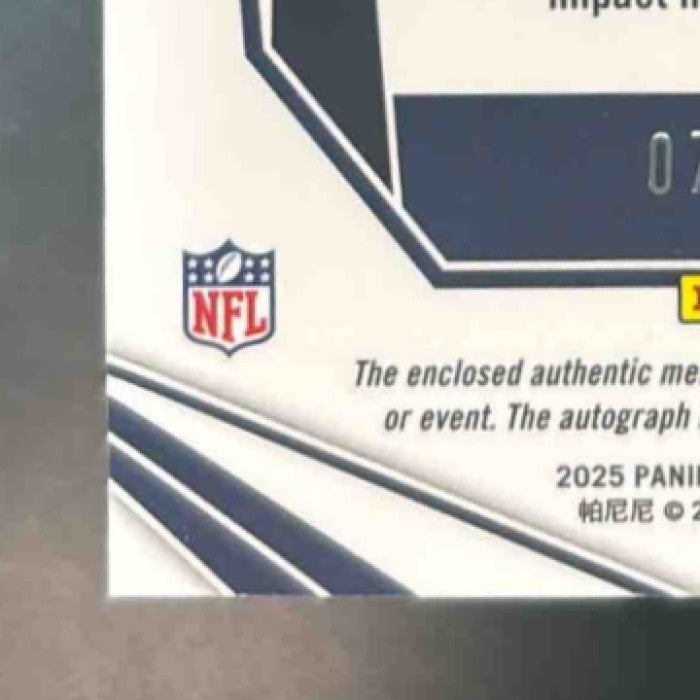 2025 Phoenix Elic Ayomanor Rookie Patch Auto Silver /149 MEM RC Tennessee Titans - Sports Cards