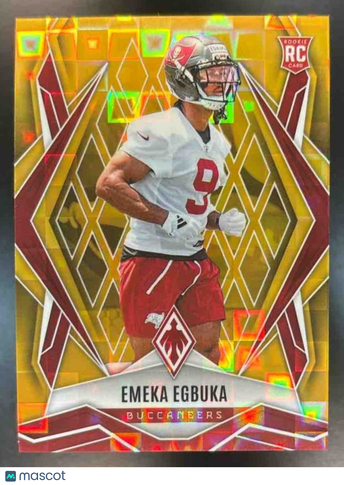 2025 Phoenix Emeka Egbuka Gold Pandora BOOK END 10/10 #225 RC Buccaneers - Sports Cards