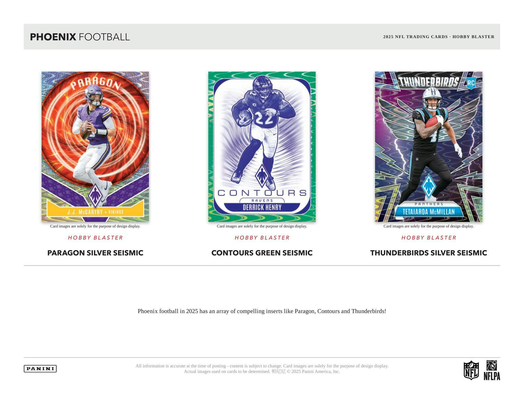 2025 Phoenix Football 6-Pack Hobby Blaster Box (4 Seismic Parallels) - NFL Hobby