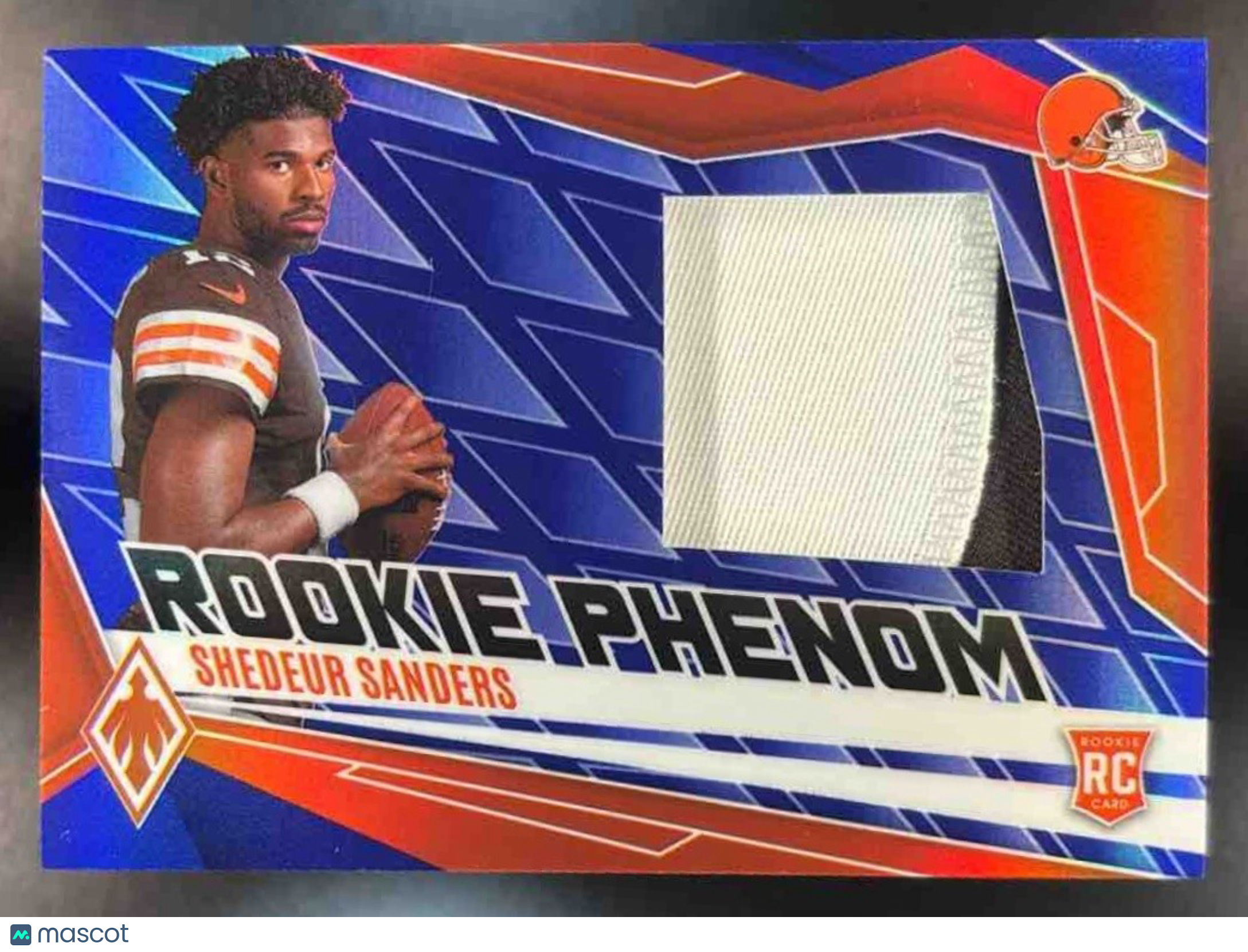 2025 Phoenix Shedeur Sanders Patch Blue /199 #13 RC Browns - Sports Cards