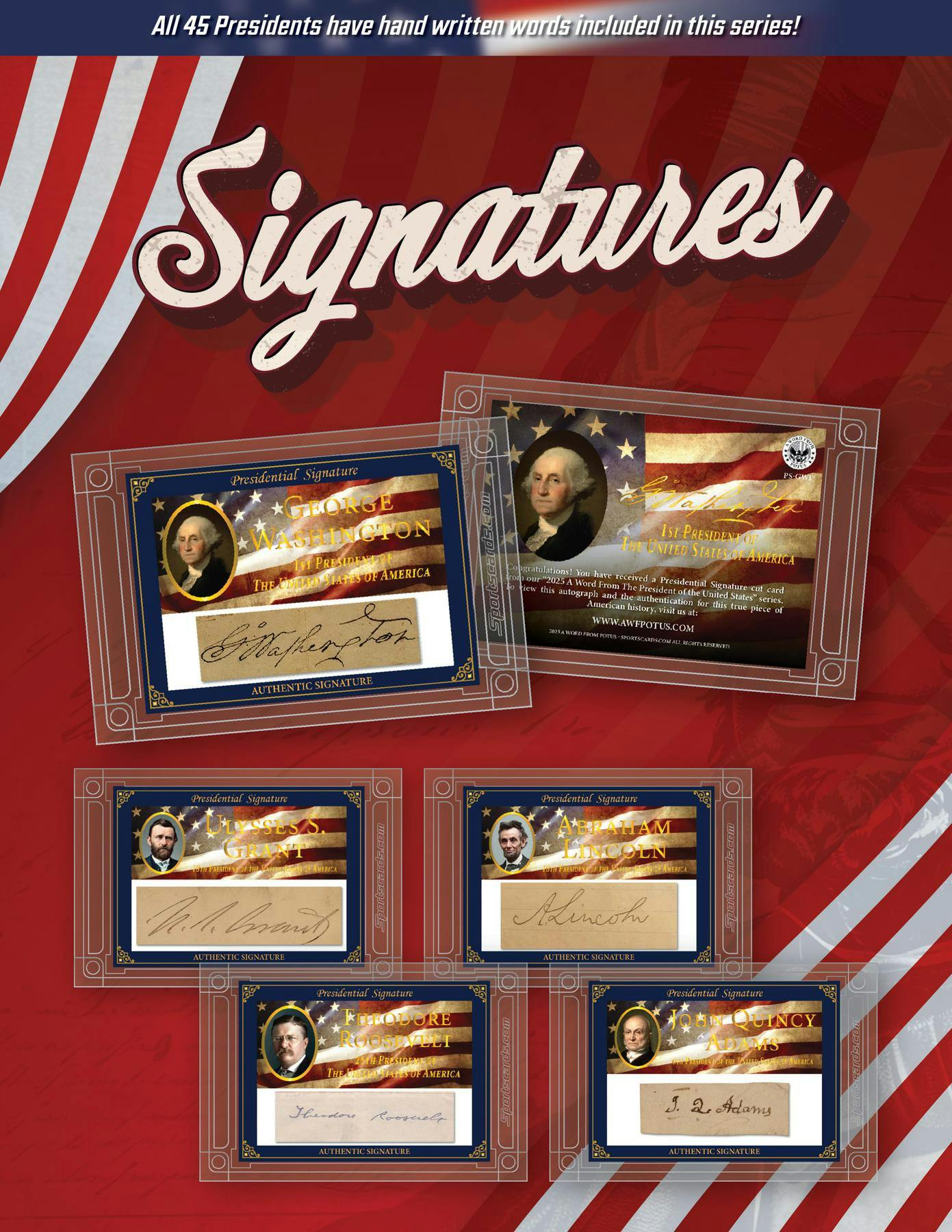 2025 POTUS A Word from the President Hobby Box - NFL Hobby Box