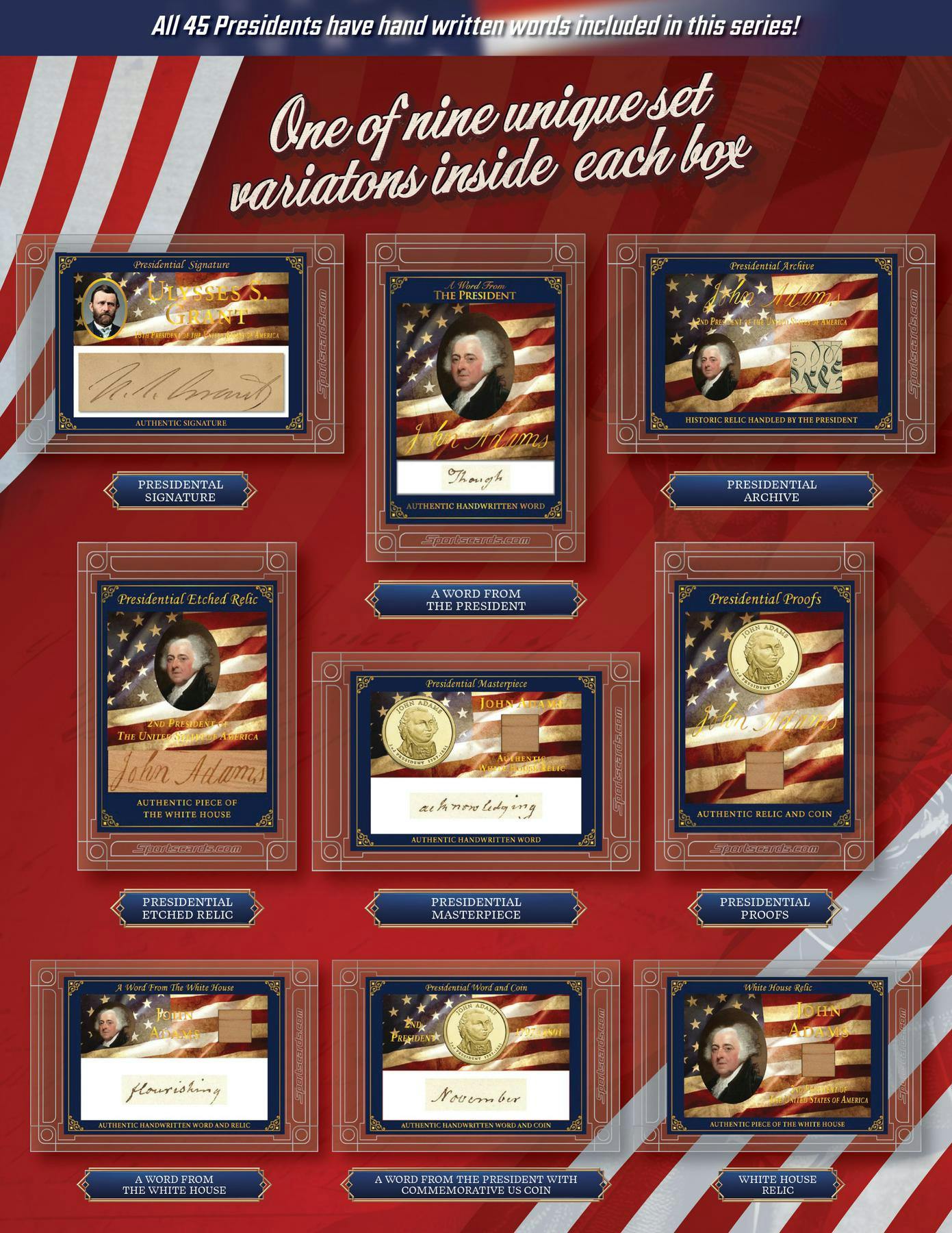 2025 POTUS A Word from the President Hobby Box - NFL Hobby Box