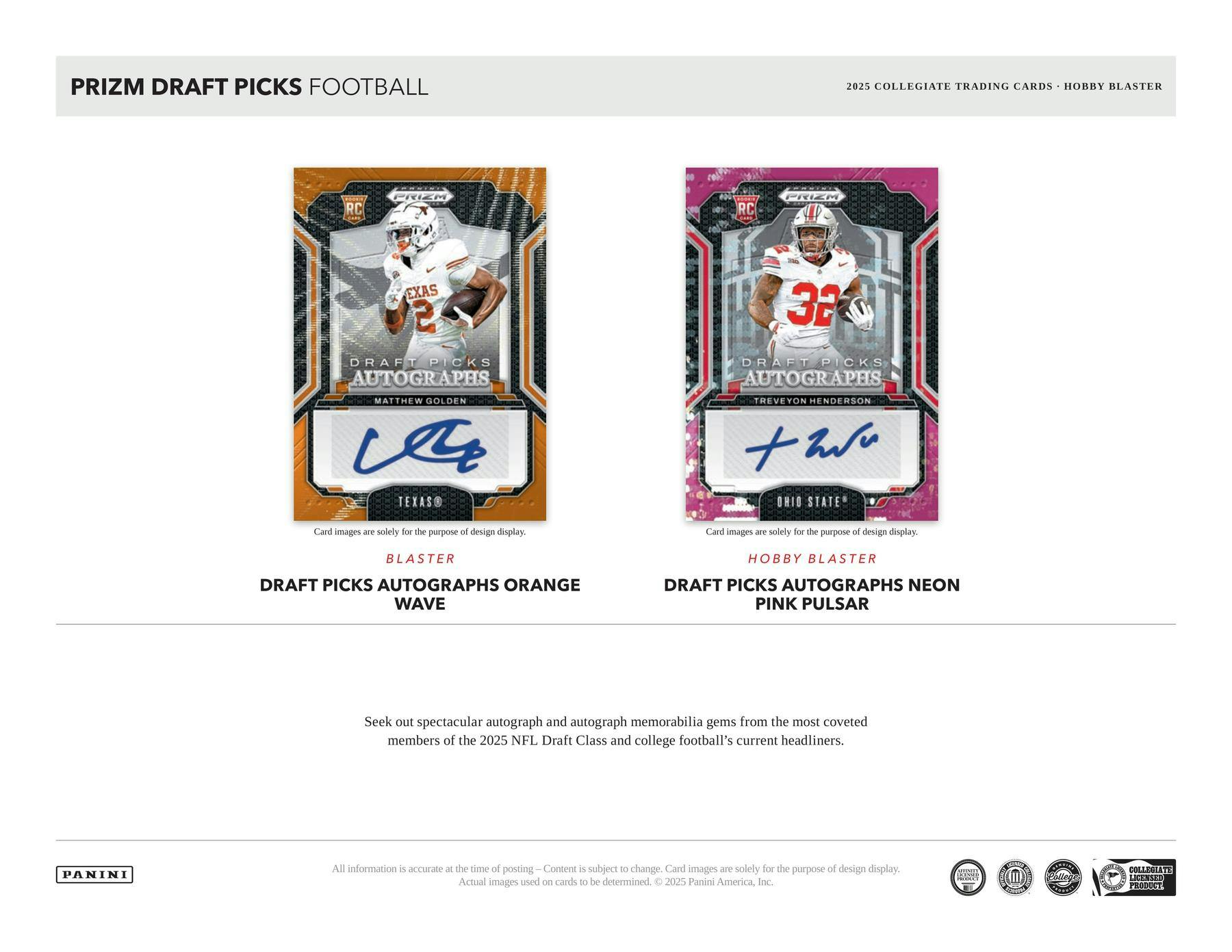 2025 Prizm Draft Picks Football Hobby Blaster Box (Neon Pink & Silver Insert) Black Color Blast? - NFL Hobby Box