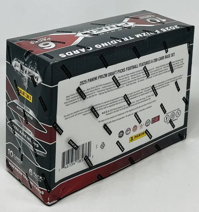 2025 Prizm Draft Picks Football Mega Box (Red Ice or Red Flash) - NFL Hobby Box