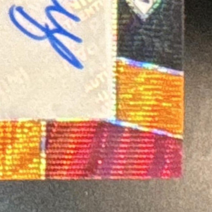 2025 Prizm Draft Picks Jalen Milroe Saturday Star Signatures Orange Wave /75 #10 - Sports Cards