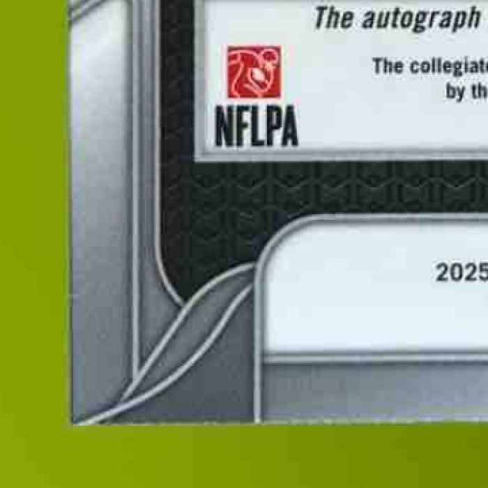 2025 Prizm Draft Tyree Wilson Sensational Signatures Green Auto - Sports Cards