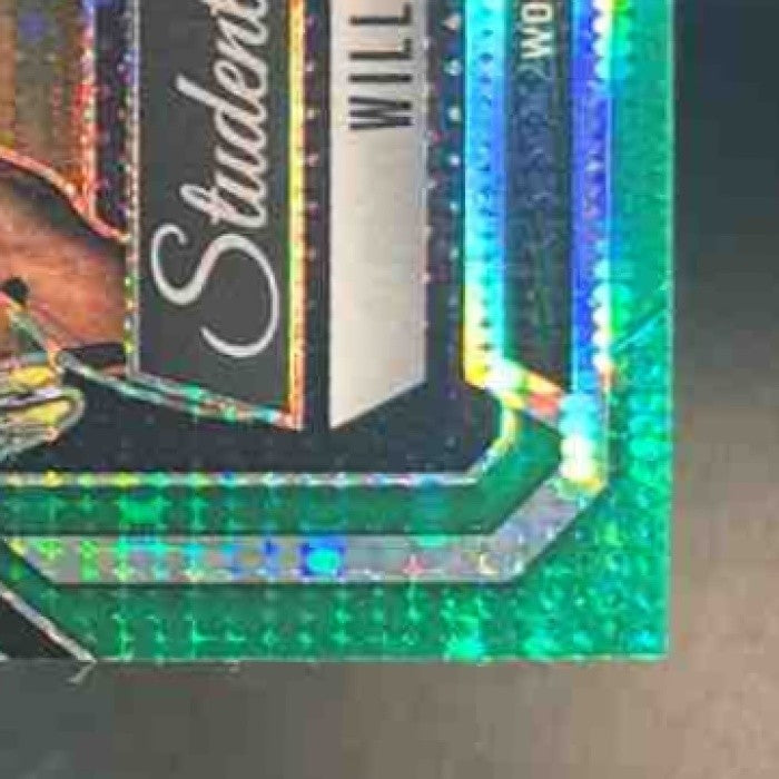 2025 Prizm Draft Will Johnson Student Orientation Green Pulsar /49 #18 Wolverine - Sports Cards