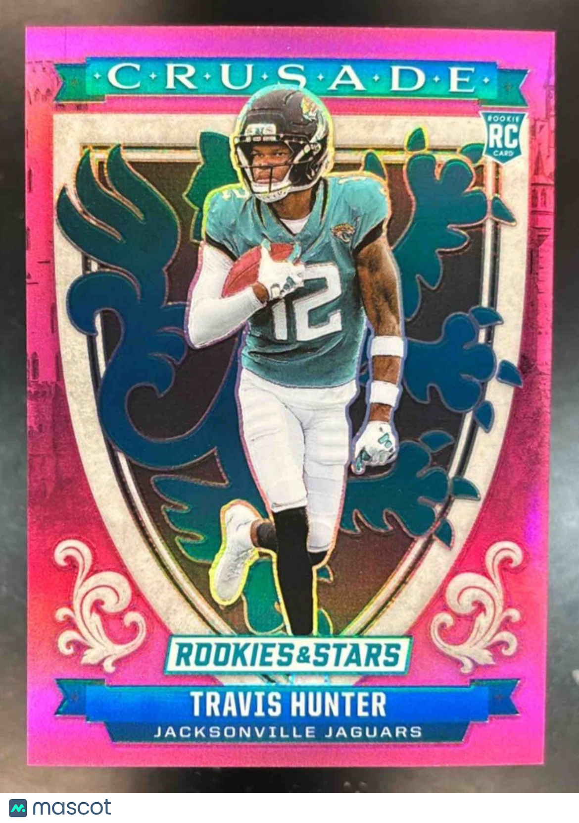 2025 Rookies & Stars Travis Hunter Crusade Pink 75/75 #3 RC Jacksonville Jaguars - Sports Cards