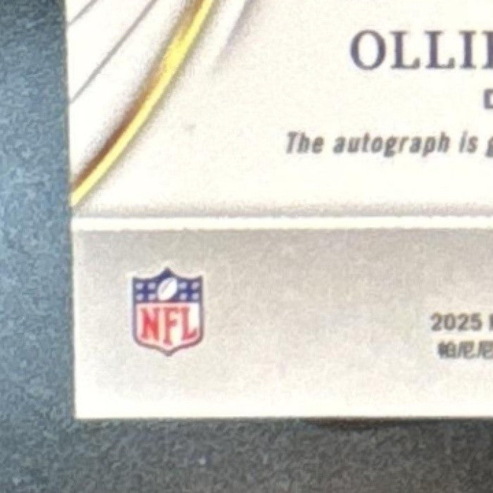 2025 Select Ollie Gordon II Rookie Signatures Tie-Dye RC /25 Auto Miami Dolphins - Sports Cards