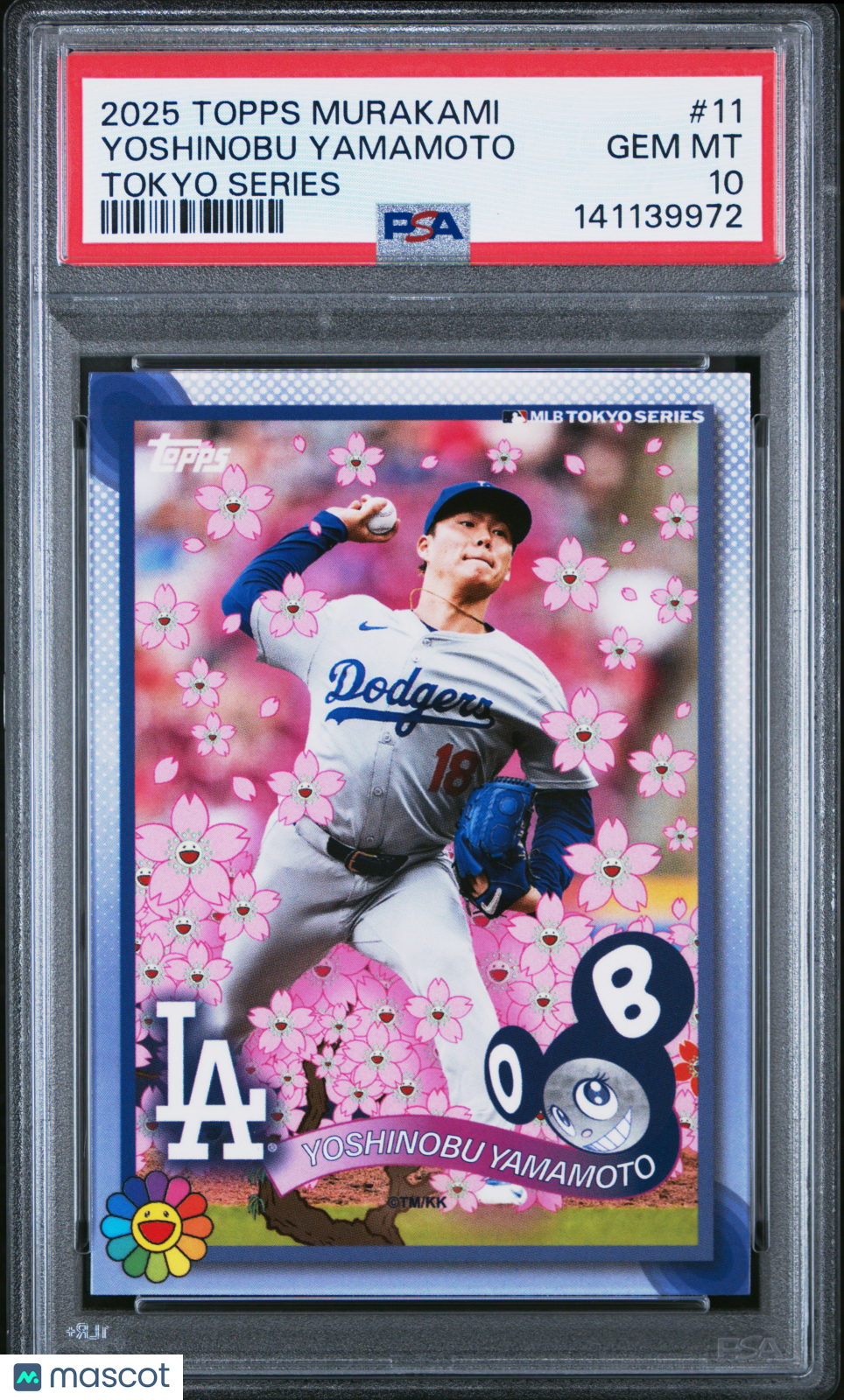 2025 Takashi Murakami World Tour Tokyo Yoshinobu Yamamoto PSA 10 GEM MINT - Graded Sports Cards