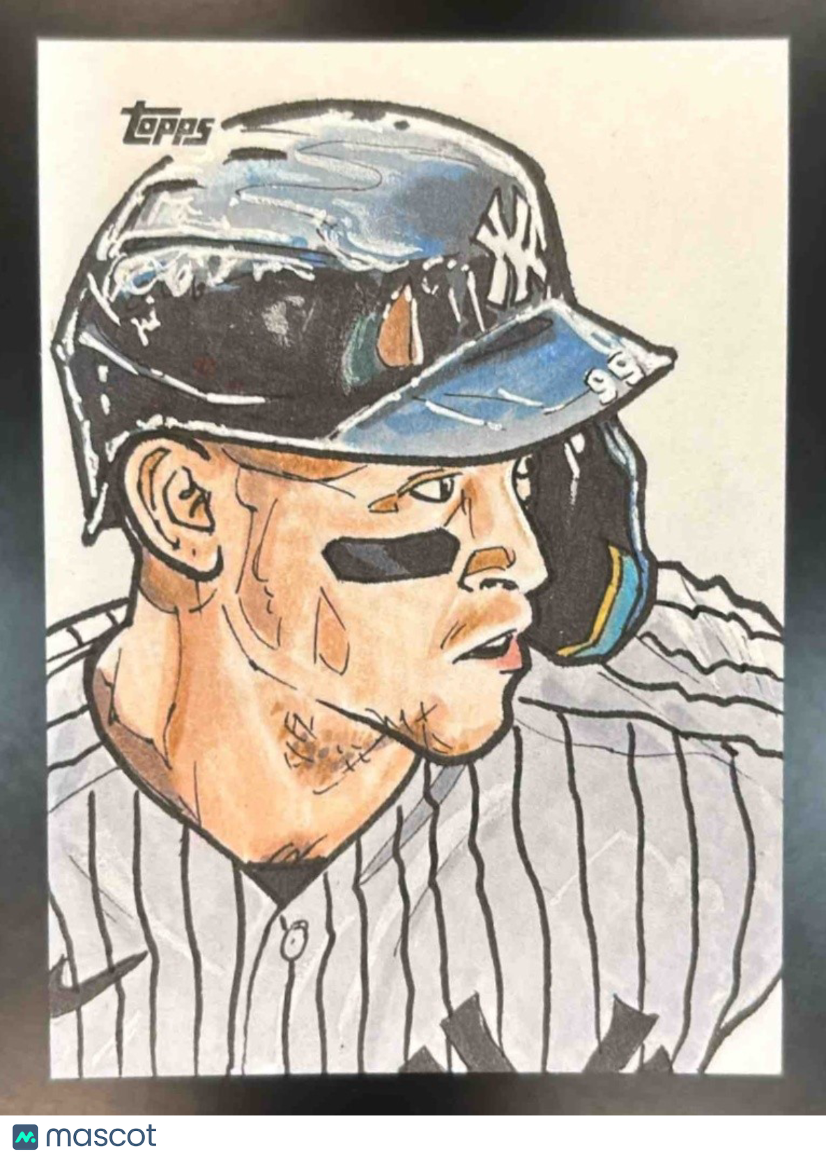 2025 Topps Aaron Judge Sketches 1/1 New York Yankees TED DASTICK JR - Sports Cards