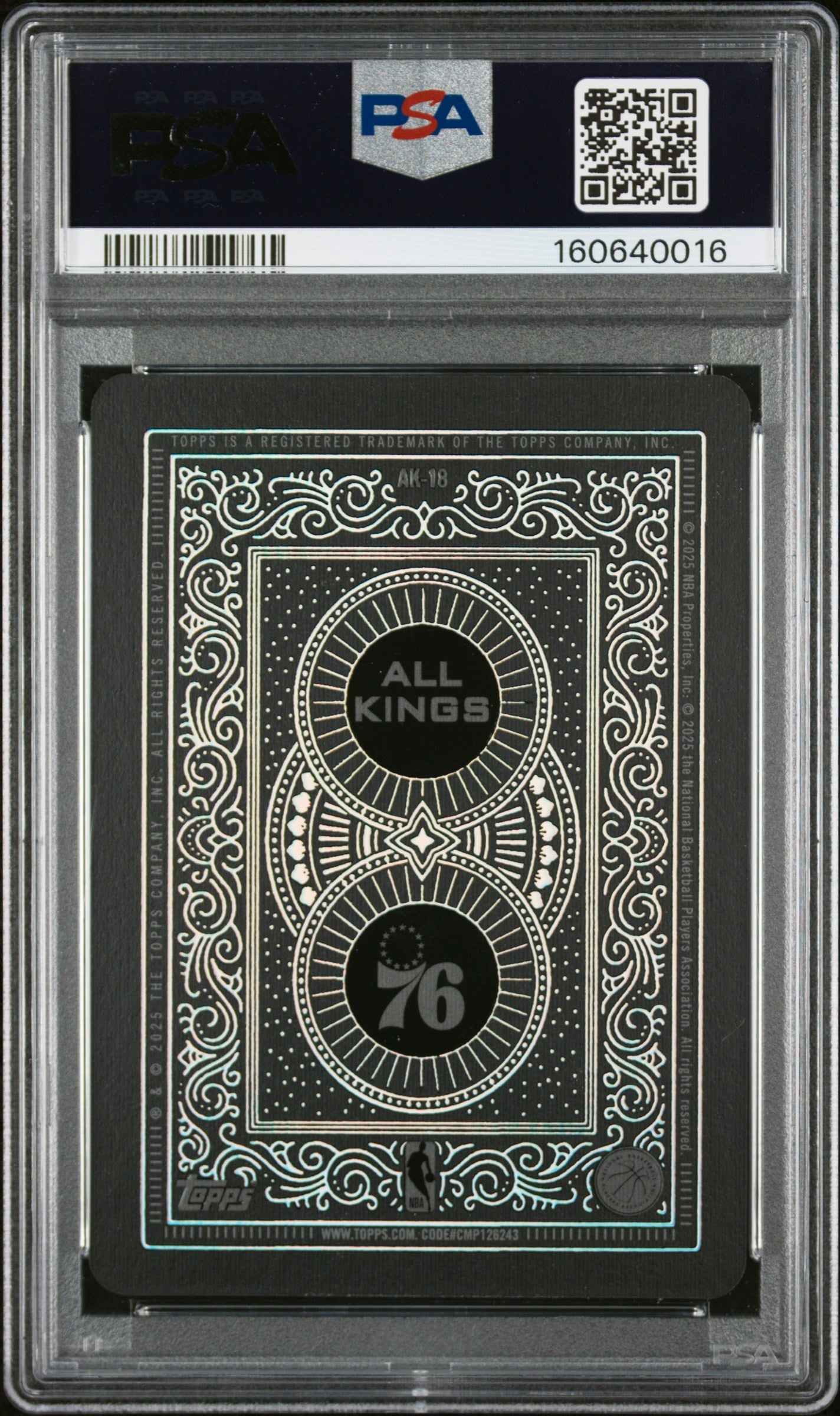 2025 Topps All Kings VJ Edgecombe #AK-18 PSA 9 - Graded Sports Cards
