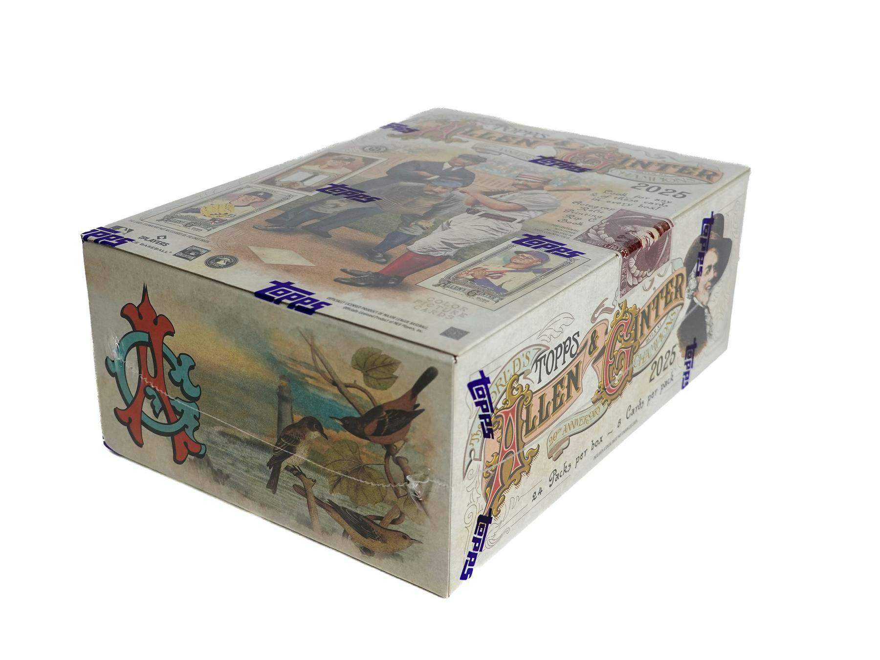 2025 Topps Allen and Ginter MLB Baseball Hobby Box (2 Hits)(24 Packs) - Sports Collectibles