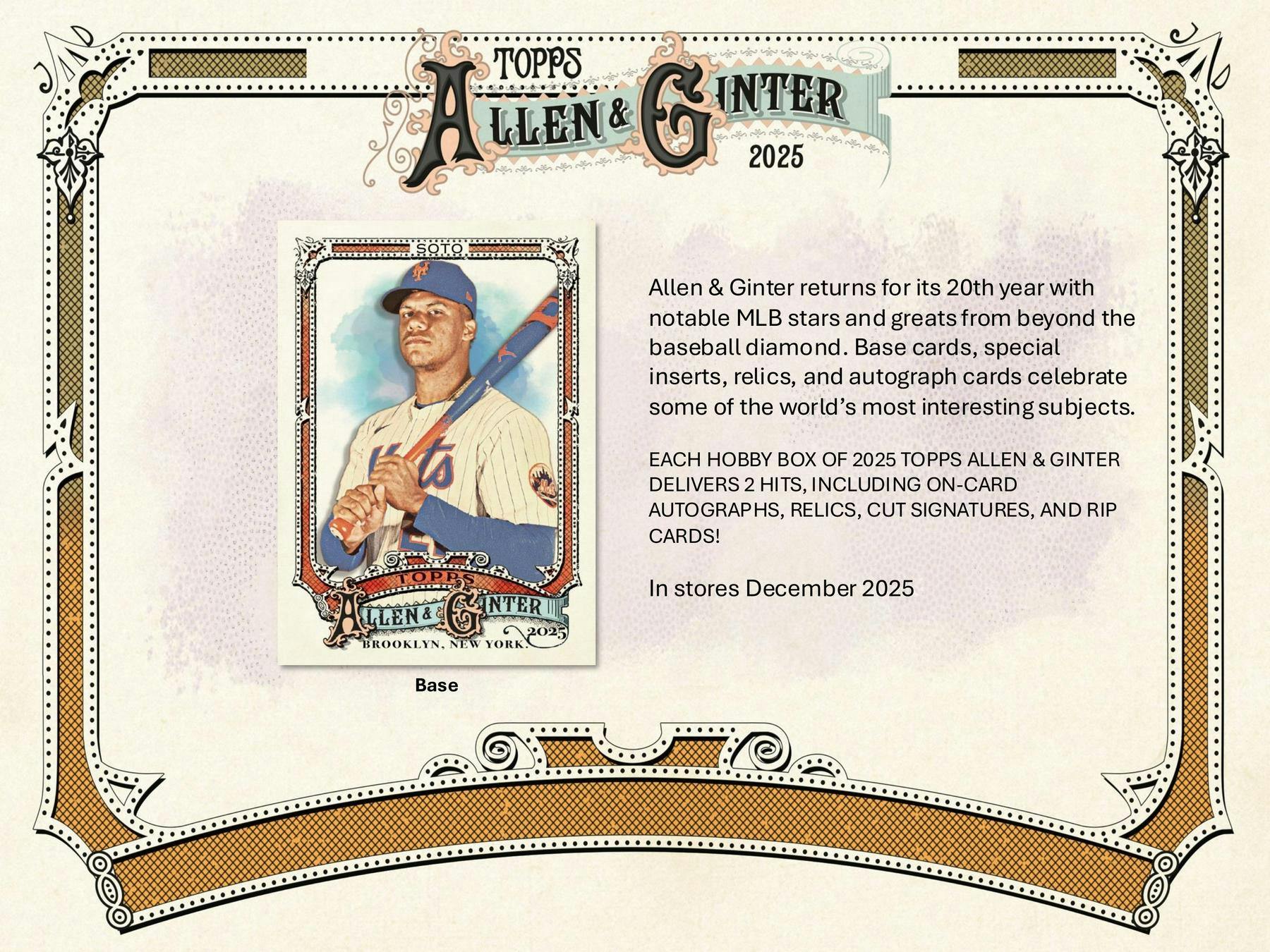 2025 Topps Allen & Ginter Baseball 8-Pack Blaster Box - Sports Collectibles