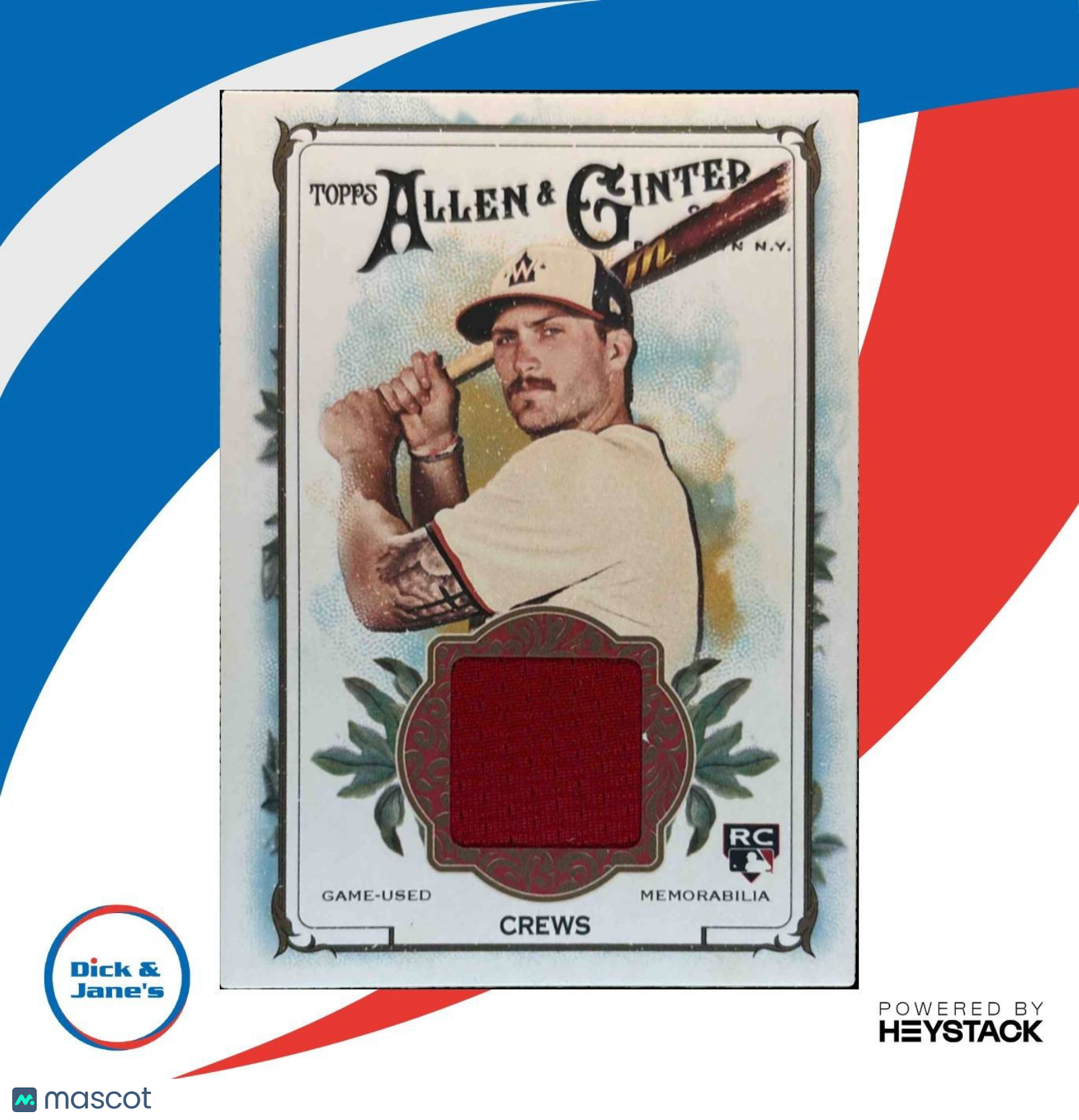 2025 Topps Allen & Ginter Dylan Crews Full-Size Relics Washington Nationals - Sports Cards