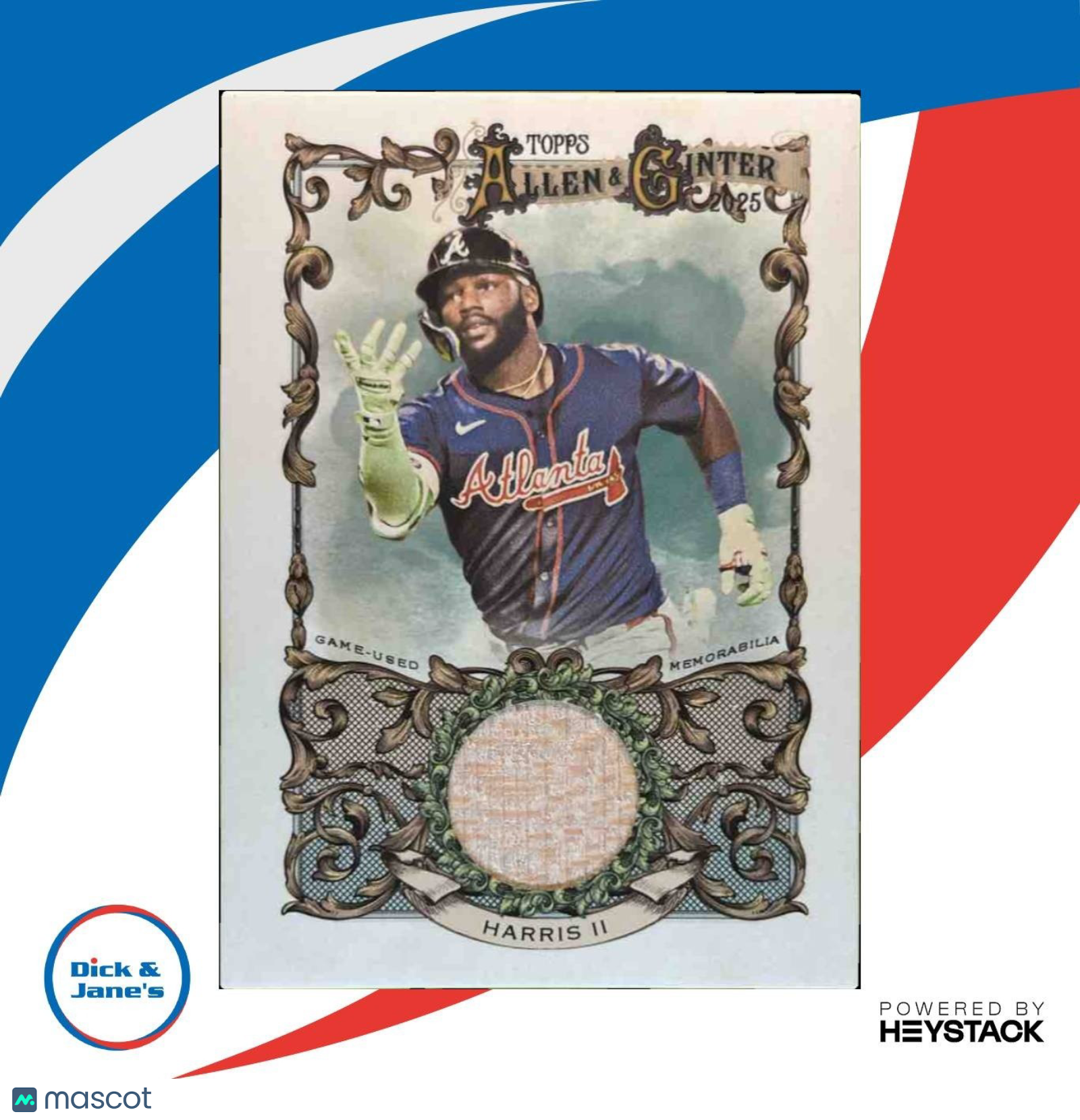 2025 Topps Allen & Ginter Michael Harris II Relics #AGR-MH Atlanta Braves - Sports Cards