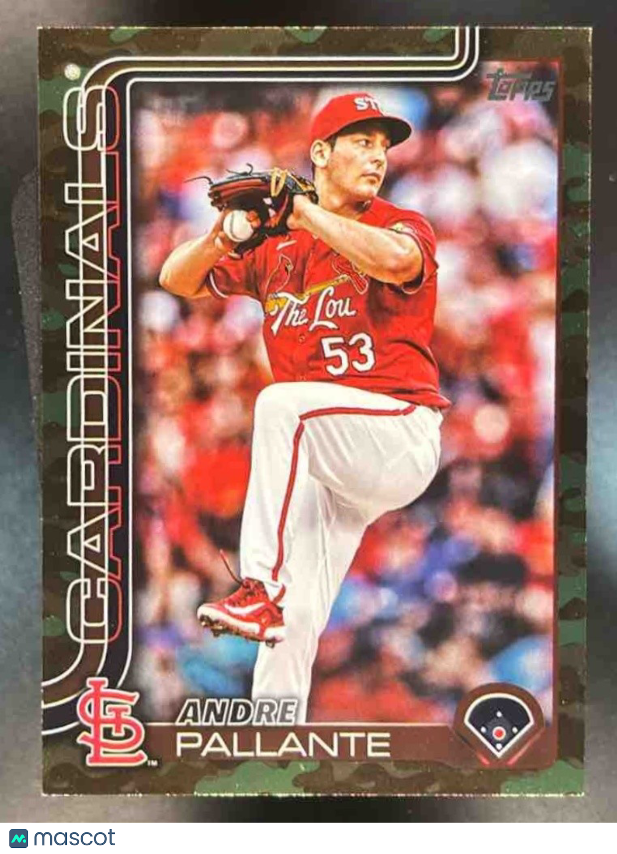 2025 Topps Andre Pallante Memorial Day Camo /25 #623 St. Louis Cardinals - Sports Cards