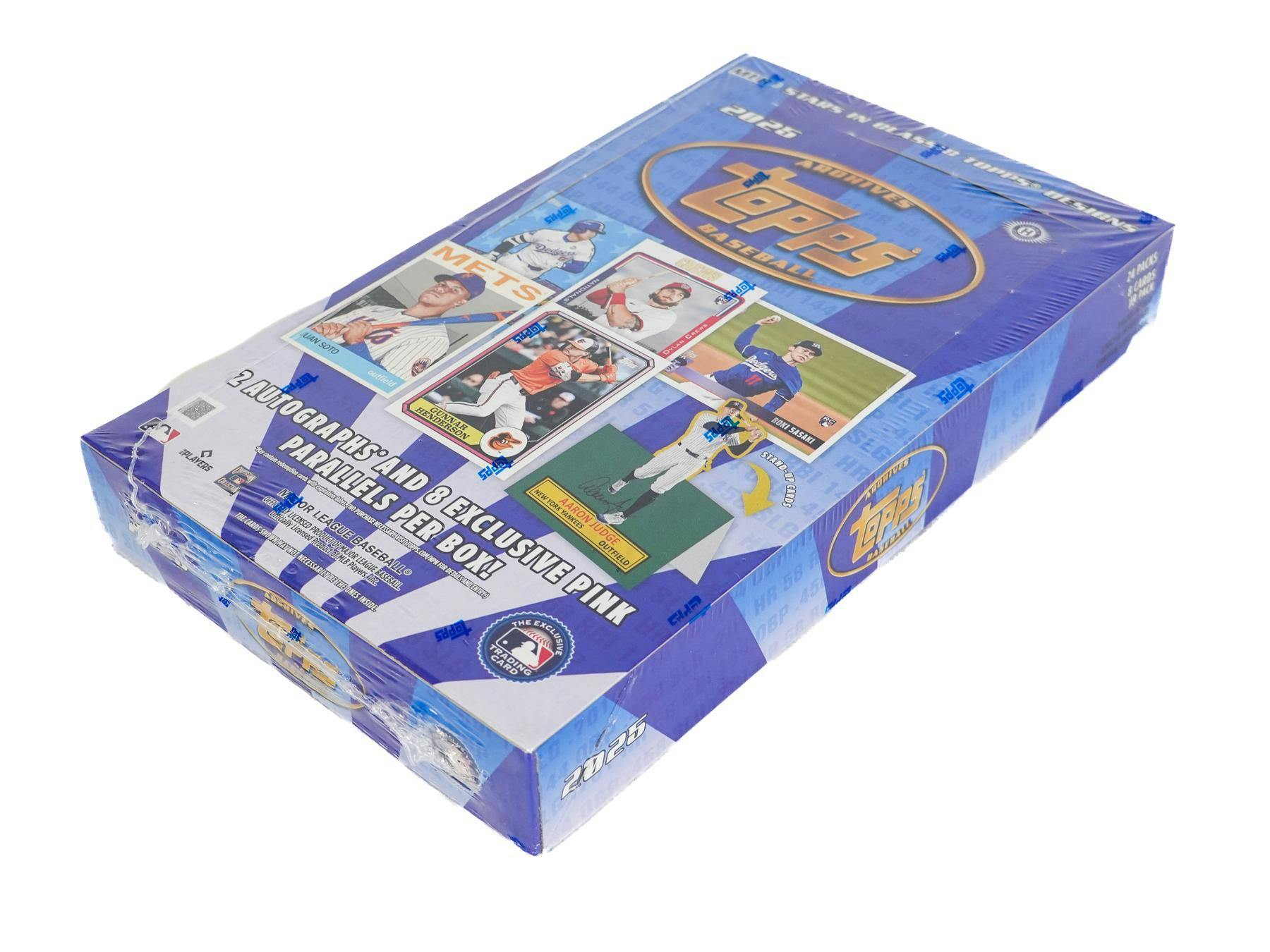 2025 Topps Archives Baseball Hobby Box (2 Autos) DEC 12th - MLB Hobby Box