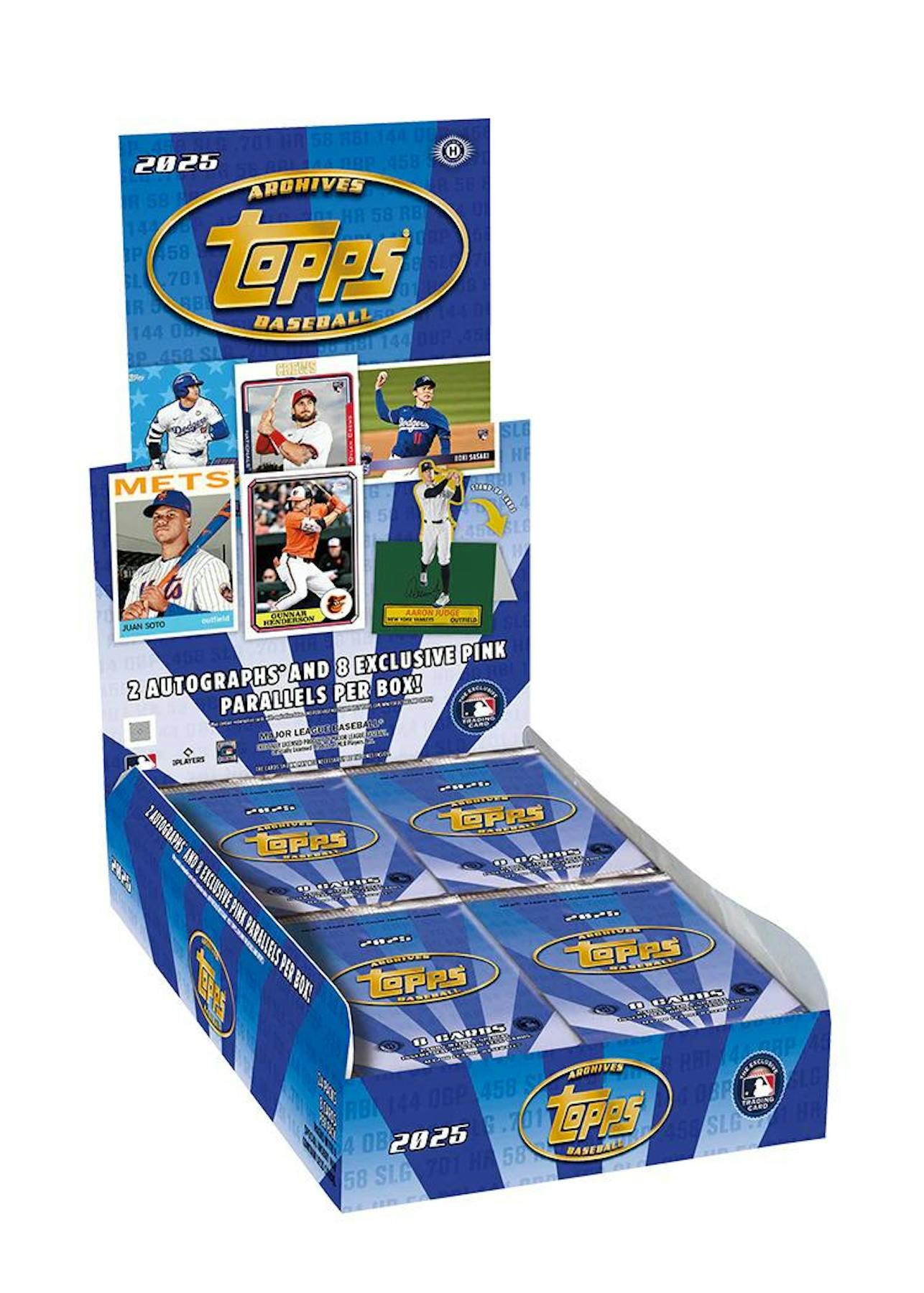 2025 Topps Archives Baseball Hobby Box (2 Autos) DEC 12th - MLB Hobby Box