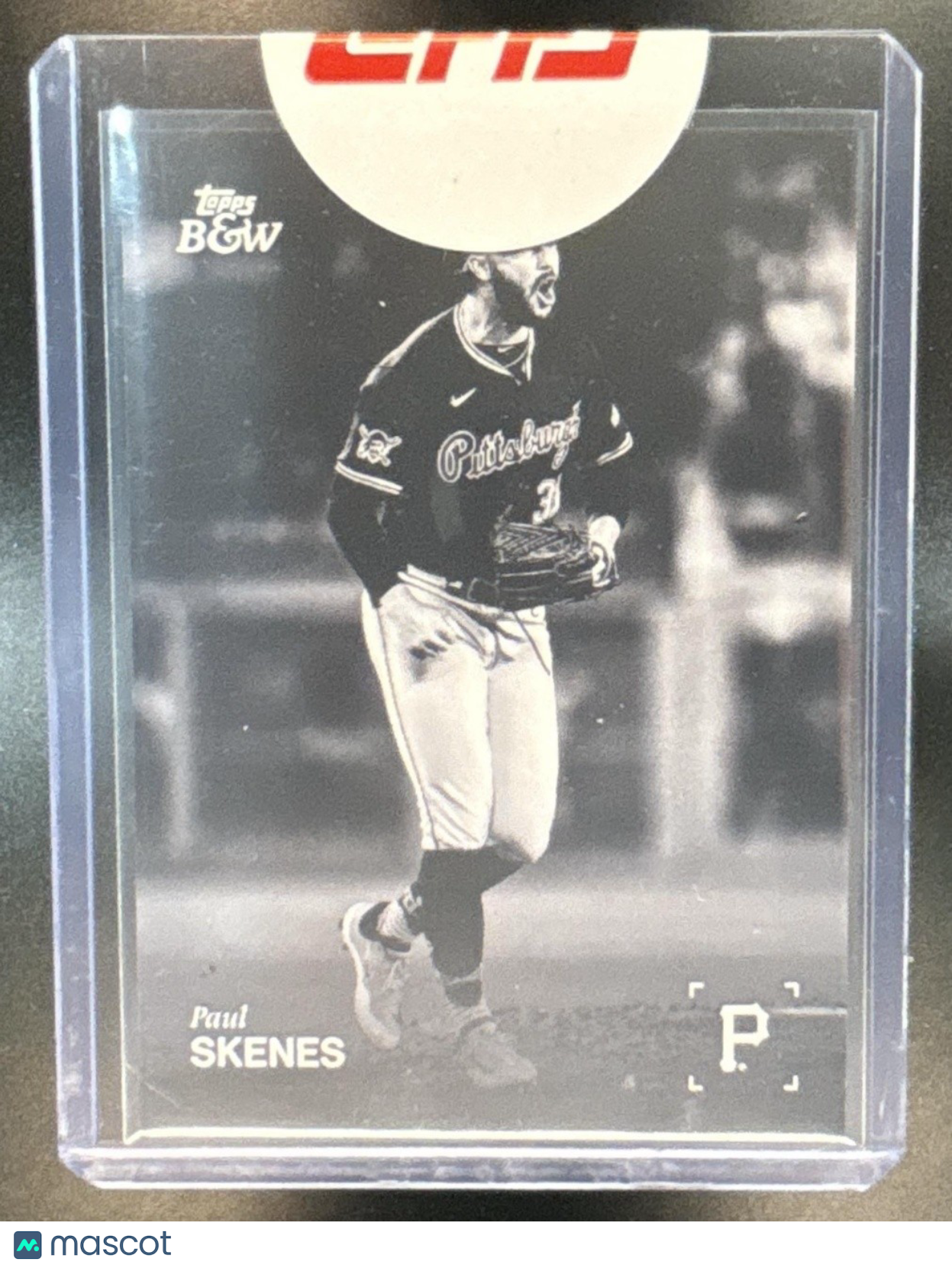 2025 Topps Black and White Paul Skenes Image Variations Short Prints SP Pirates - Sports Cards
