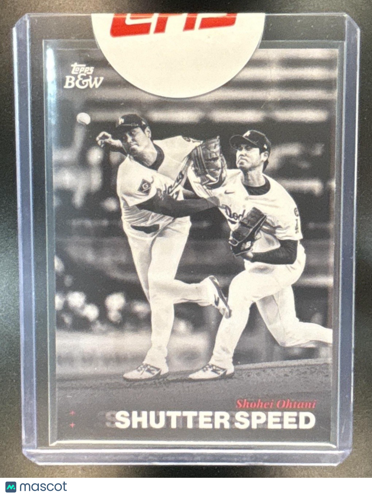2025 Topps Black and White Shohei Ohtani Shutter Speed #SS1 Los Angeles Dodgers - Sports Cards