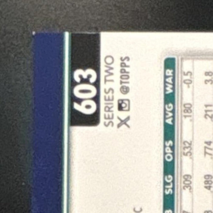 2025 Topps Cal Raleigh Real One Auto Series 2 #603 Seattle Mariners - Sports Cards