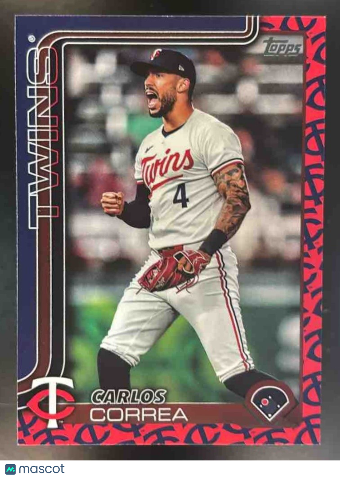 2025 Topps Carlos Correa Team Color Border Variation #275 Minnesota Twins - Sports Cards