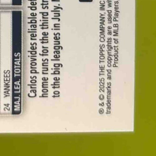 2025 Topps Carlos Narvaez Gold Holo Foil 21/50 #115 RC New York Yankees Rookie - Sports Cards