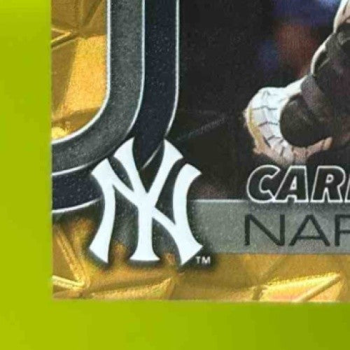 2025 Topps Carlos Narvaez Gold Holo Foil 21/50 #115 RC New York Yankees Rookie - Sports Cards