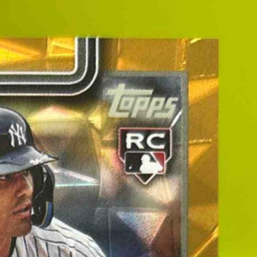 2025 Topps Carlos Narvaez Gold Holo Foil 21/50 #115 RC New York Yankees Rookie - Sports Cards