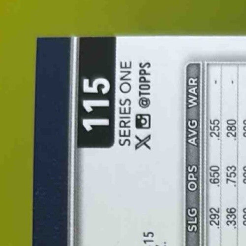 2025 Topps Carlos Narvaez Gold Holo Foil 21/50 #115 RC New York Yankees Rookie - Sports Cards