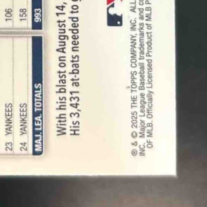 2025 Topps Chrome Aaron Judge #99 New York Yankees - Sports Cards