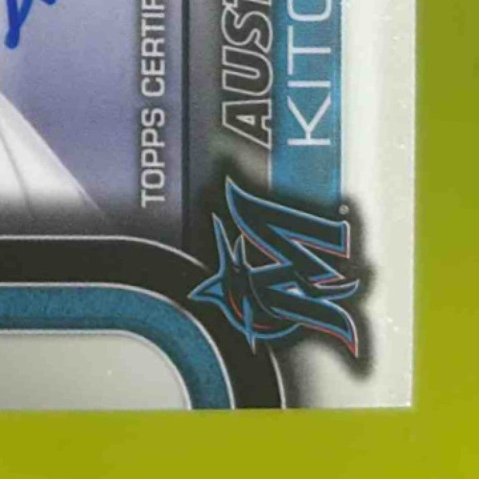 2025 Topps Chrome Austin Kitchen Rookie Auto #RA-AKI RC Miami Marlins - Sports Cards
