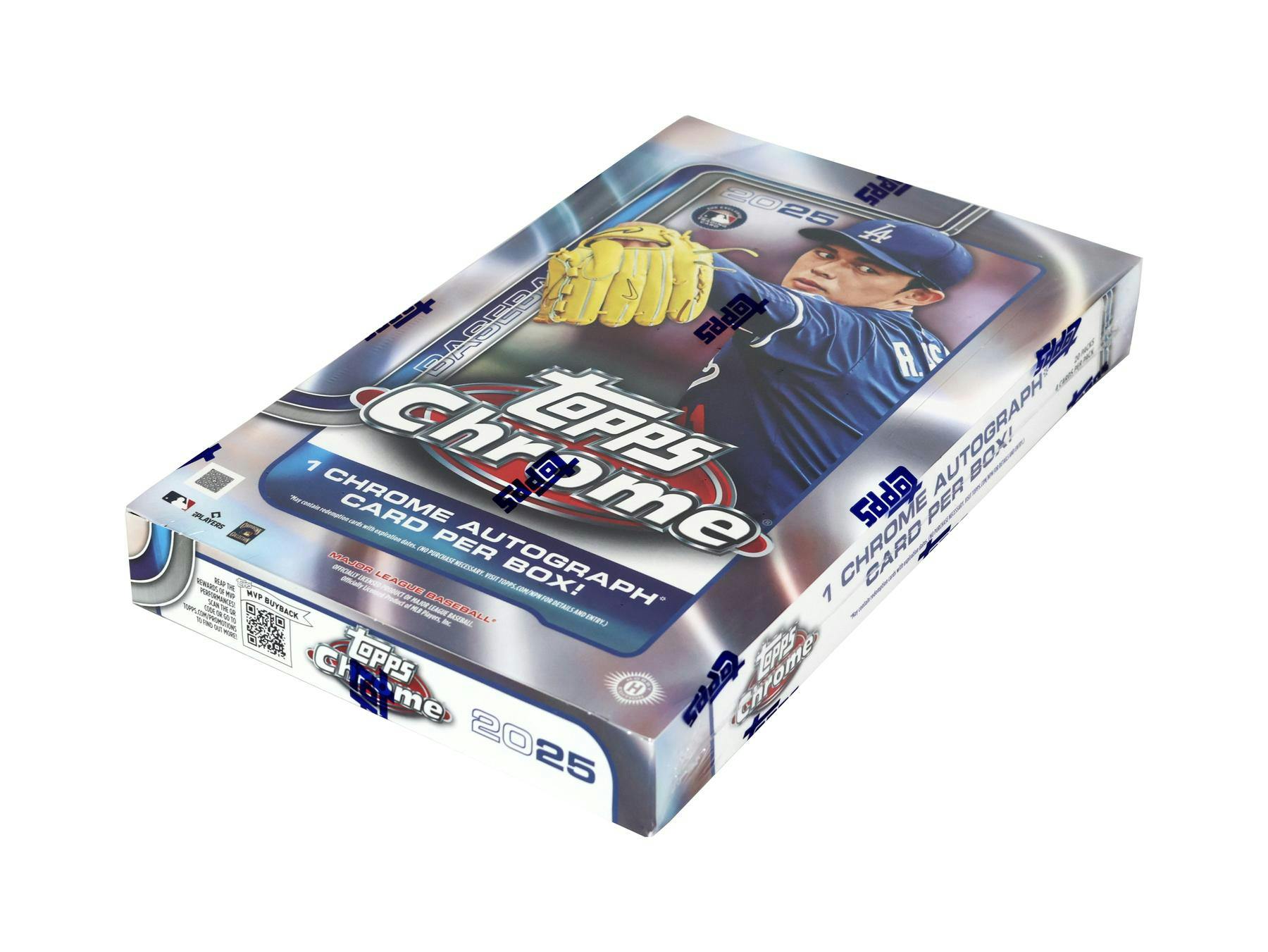 2025 Topps Chrome Baseball Hobby Box (1 Auto) - Collectible Trading Cards