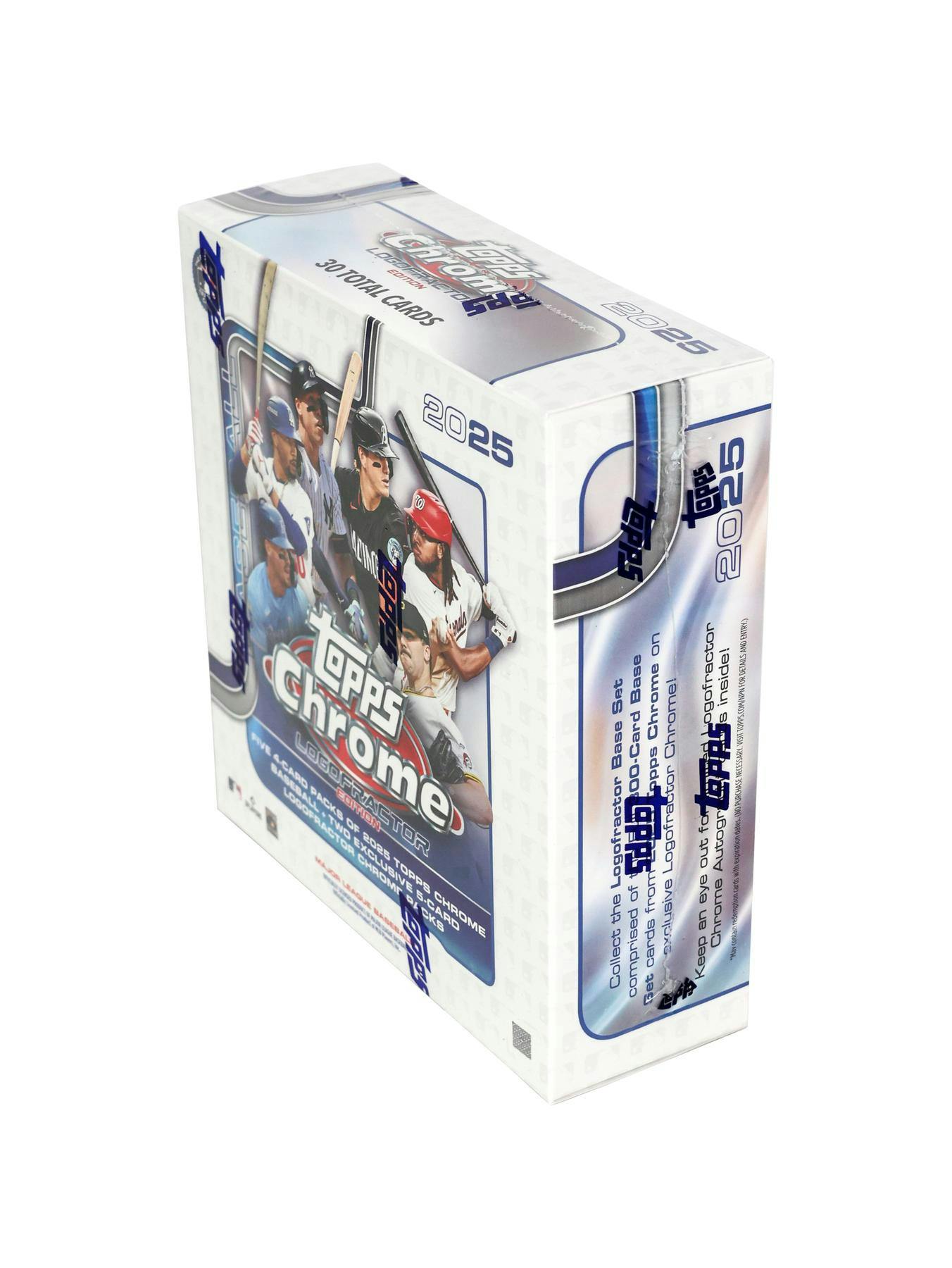 2025 Topps Chrome Baseball Logofractor Edition Box - Collectible Trading Cards
