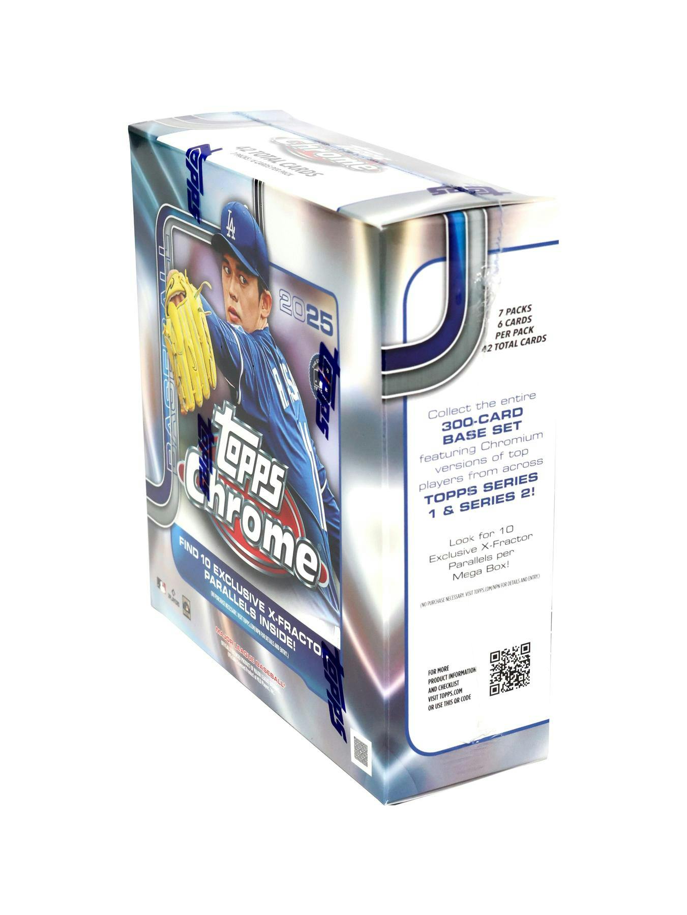 2025 Topps Chrome Baseball Mega Box (10 X-Fractors) - Collectible Trading Cards