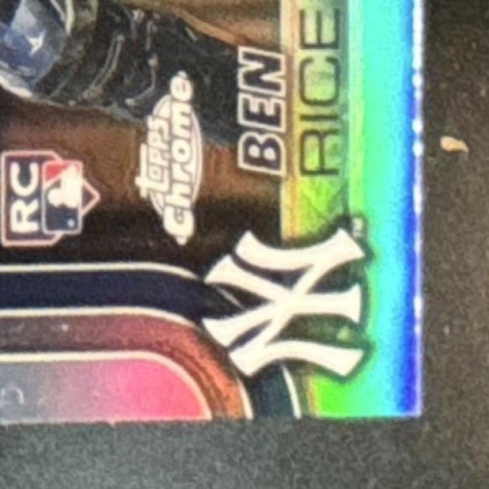 2025 Topps Chrome Ben Rice Image Variation (refractor) #139 RC New York Yankees - Sports Cards