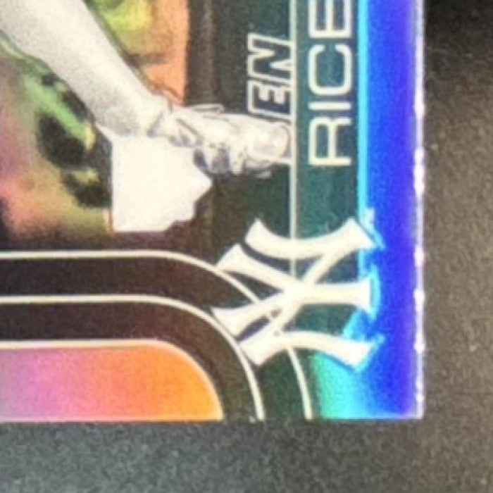2025 Topps Chrome Ben Rice Negative Refractor #139 RC New York Yankees - Sports Cards