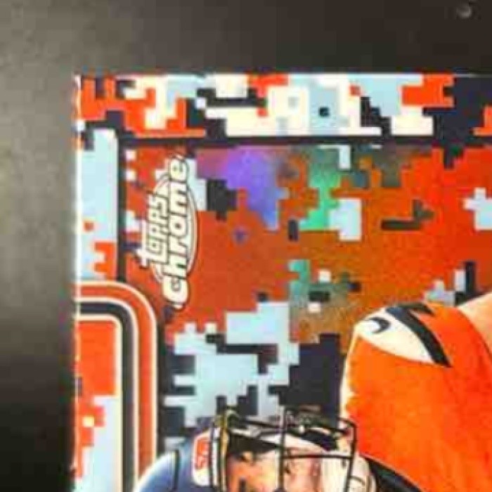 2025 Topps Chrome Bo Nix Team Camo Variation #88 SP Denver Broncos - Sports Cards