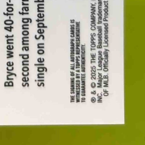 2025 Topps Chrome Bryce Teodosio Rookie Auto #RA-BTE RC Angels - Sports Cards