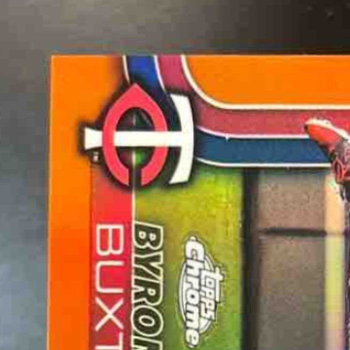 2025 Topps Chrome Byron Buxton Orange Refractor /25 #172 Minnesota Twins - Sports Cards
