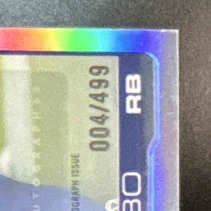 2025 Topps Chrome Cam Skattebo Auto Refractor /499 #RA-CS RC New York Giants - Sports Cards